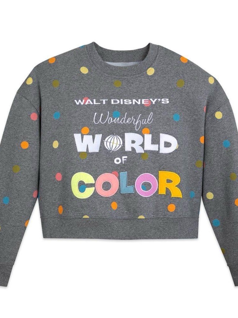 Disney 100th anniversary "Wonderful World of Color" Polka Dot Sweater| Size S